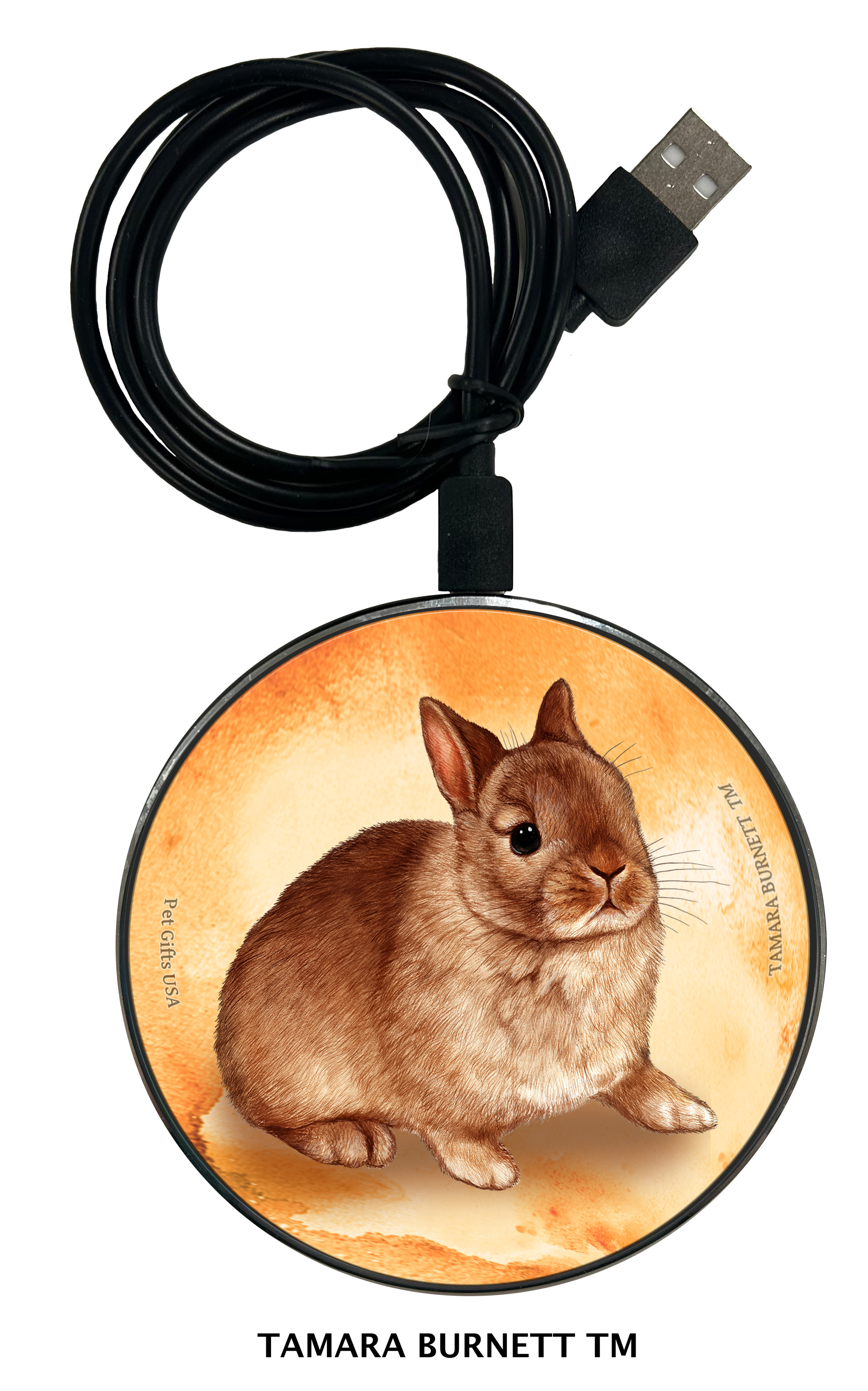 Rabbit Netherland Dwarf Cinnamon - Zoomies Phone Charger image